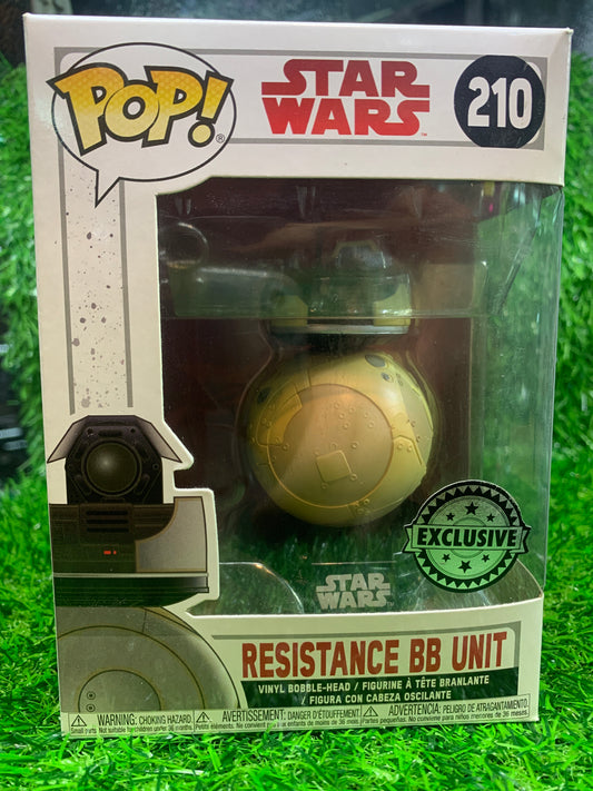 Funko pop star wars resistance BB unit 210