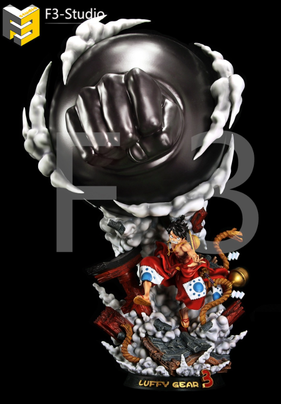 Resin: F3 Studio Luffy Gear 3 Wano