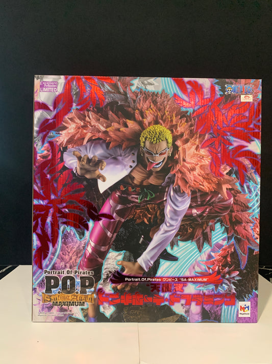 MegaHouse One Piece Portrait of Pirates Sailing Again Maximum Doflamingo Donquixote