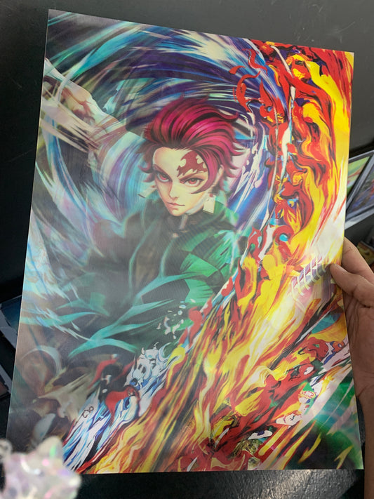 Poster Demon Slayer Tanjiro/Inoske/Zenitsu