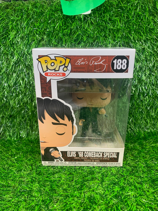 Funko Pop Rocks Elvis Presley (‘68 Comeback Special) 188