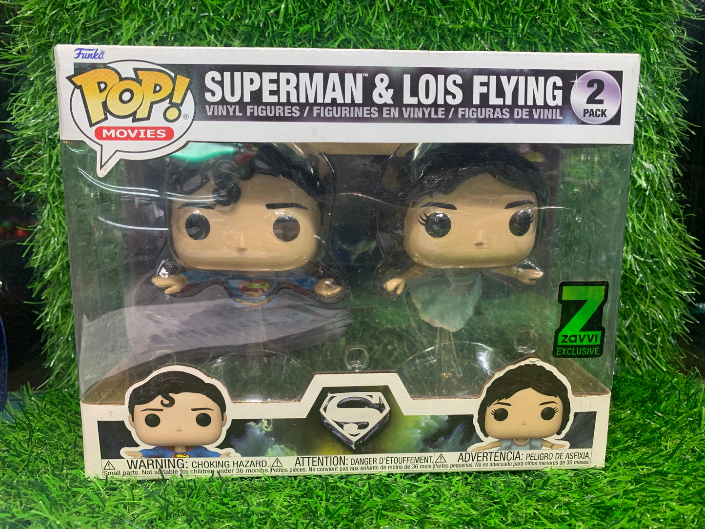 Funko Pop Movies Superman and Lois Flying 2 Pack (Zavvi Exclusive)