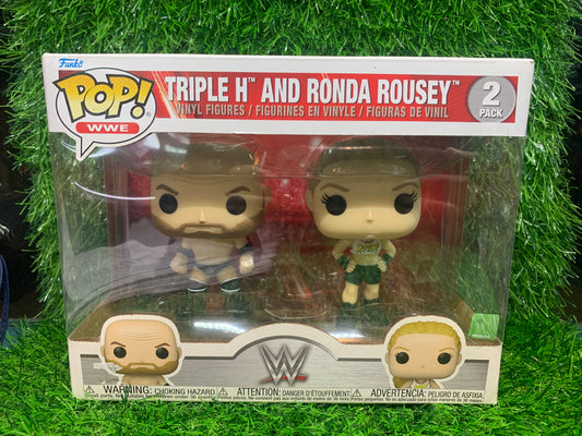 Funko Pop WWE Triple H and Ronda Rousey 2 Pack