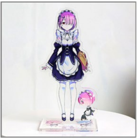 Acrylic Stand Re:Zero Rem with Chibi