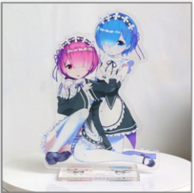 Acrylic Stand Re:Zero Rem/Ram 1