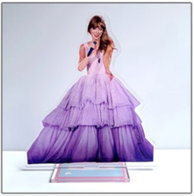 Acrylic Stand Taylor Swift Purple