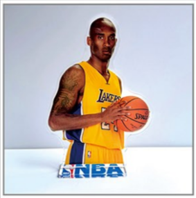 Acrylic Stand NBA Kobe Half