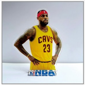 Acrylic Stand NBA LeBron Half