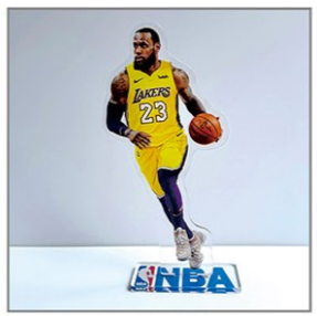 Acrylic Stand NBA LeBron Dribble