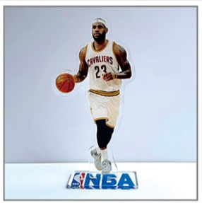 Acrylic Stand NBA LeBron White