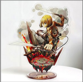 Acrylic Stand Attack on Titan Armin Red