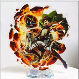 Acrylic Stand Attack on Titan Eren Effects