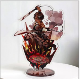 Acrylic Stand Attack on Titan Eren Red