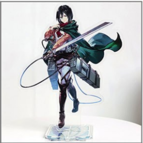 Acrylic Stand Attack on Titan Mikasa Stand