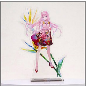 Acrylic Stand Darling in the Franxx Zero-Two Dress