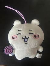 Chiikawa Plush Smiling Keychain Plush with Lollipop