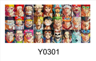 Poster One Piece Crew in 9 Frame