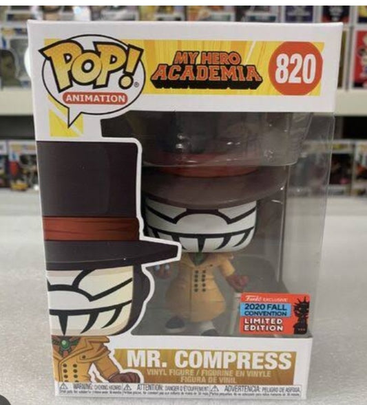 Funko pop My hero academia Mr. Compress 820