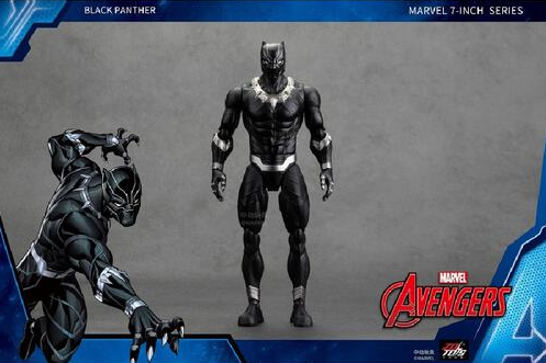 ZD Toys Marvel 7 Inch Series Black Panther