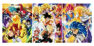 Poster DBZ Goku All Forms