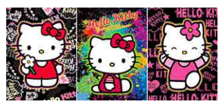 Poster Hello Kitty Dark