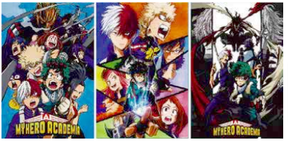 Poster MHA Hero and Villains