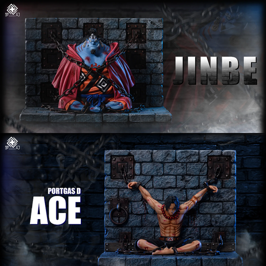 Resin: Dream Studio Ace and Jinbe Impel Down Set