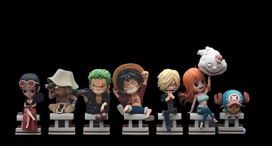 Resin: Showhand Studio One Piece Straw Hat Pirate Set