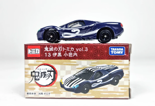 Takara Tomy Tomica Demon Slayer Vol. 3: Mitsuoka Orochi Iguro Obanai 1/63 Scale