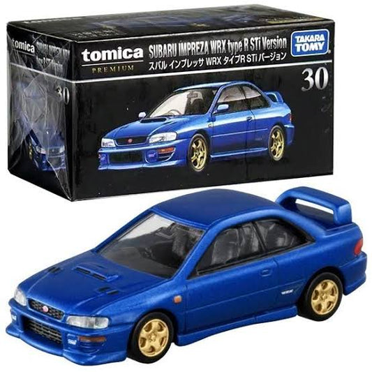Takara Tomy Tomica Premium No. 30 Subaru Impreza WRX Type R STi Version 1/61 Scale