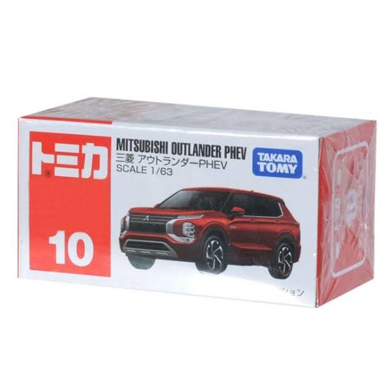 Takara Tomy Tomica No. 10 Mitsubishi Outlander PHEV 1/63 Scale