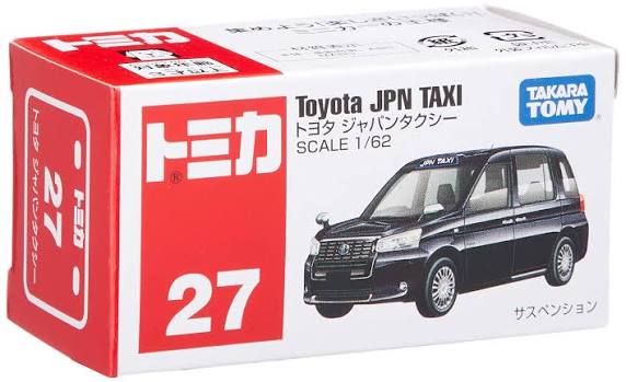 Takara Tomy Tomica No. 27 Toyota JPN TAXI 1/62 Scale