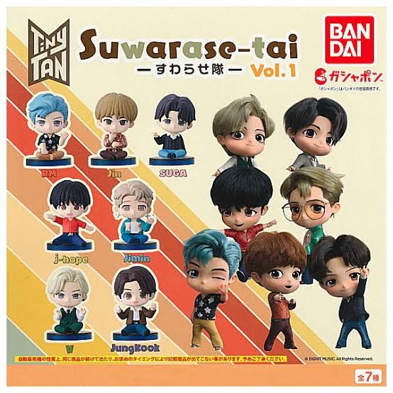 Gashapon Suwarase Tai BTS