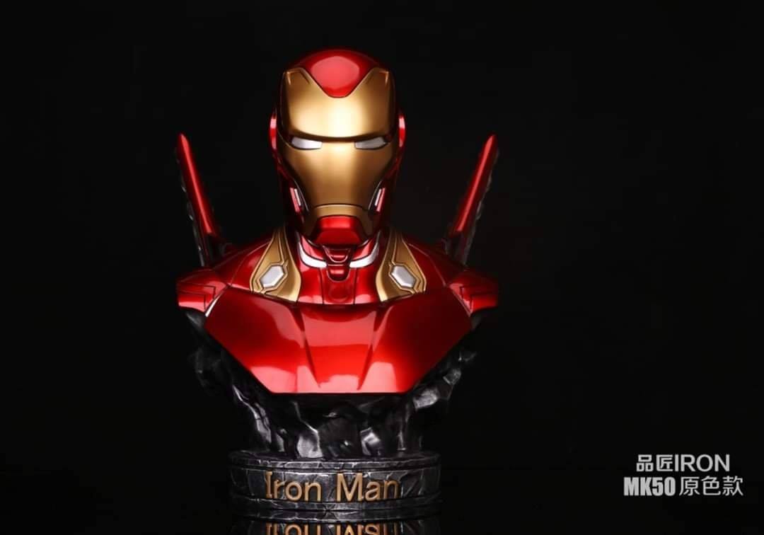 Resin: Iron Man Mark 50 Headbust 1/2 Scale