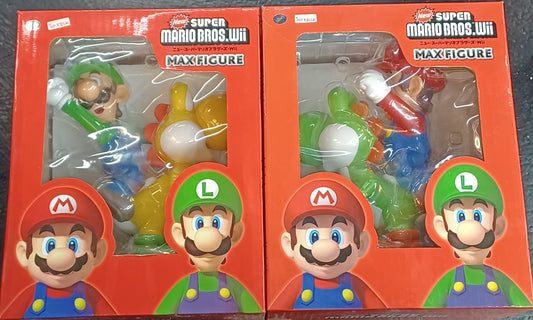 Max Figure Mario & Luigi Set of 2