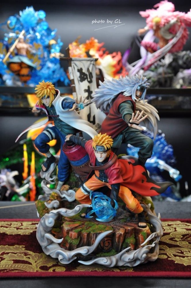 Resin: Cartoon WORLD Studio Minato/Naruto/Jiraiya
