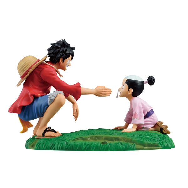 Ichiban Kuji One Piece: A New Dawn Prize C Monkey D. Luffy and Kozuki Momonosuke (Revible Moment)