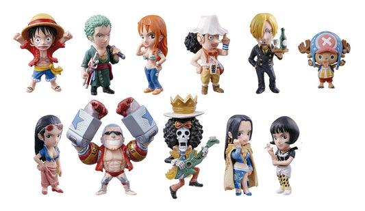 Bandai Mini Figure One Piece Collection The Nine Pirates Set of 11