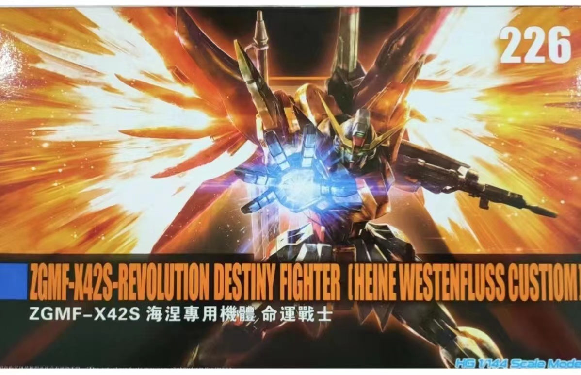 HG 1/144 Scale Model 226 ZGMF-X42S Revolution Destiny Fighter (Heine Westenfluss Custom)