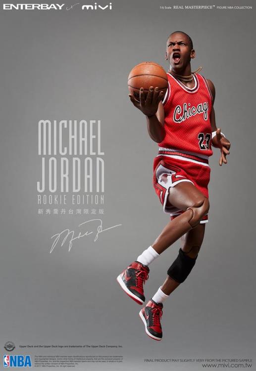 Enterbay Real Masterpiece Michael Jordan Rookie Edition