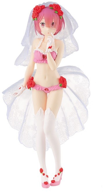 Banpresto EXQ Re: Zero Rem and Ram Wedding Ver. Set