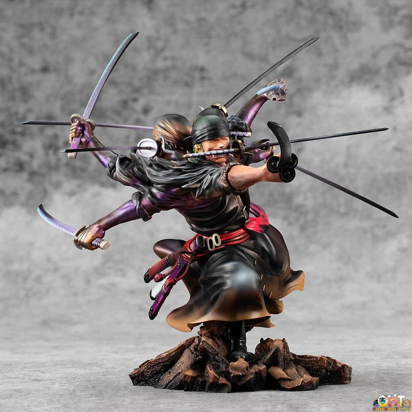 MegaHouse One Piece Portrait of Pirates Warriors Alliance Maximum Roronoa Zoro Ashura Ver.