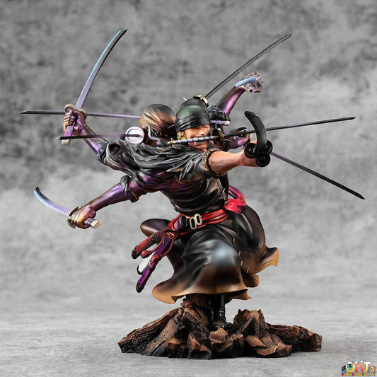 MegaHouse One Piece Portrait of Pirates Warriors Alliance Maximum Roronoa Zoro Ashura Ver.