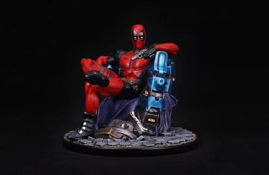 Resin: PJ Studio Deadpool on Throne