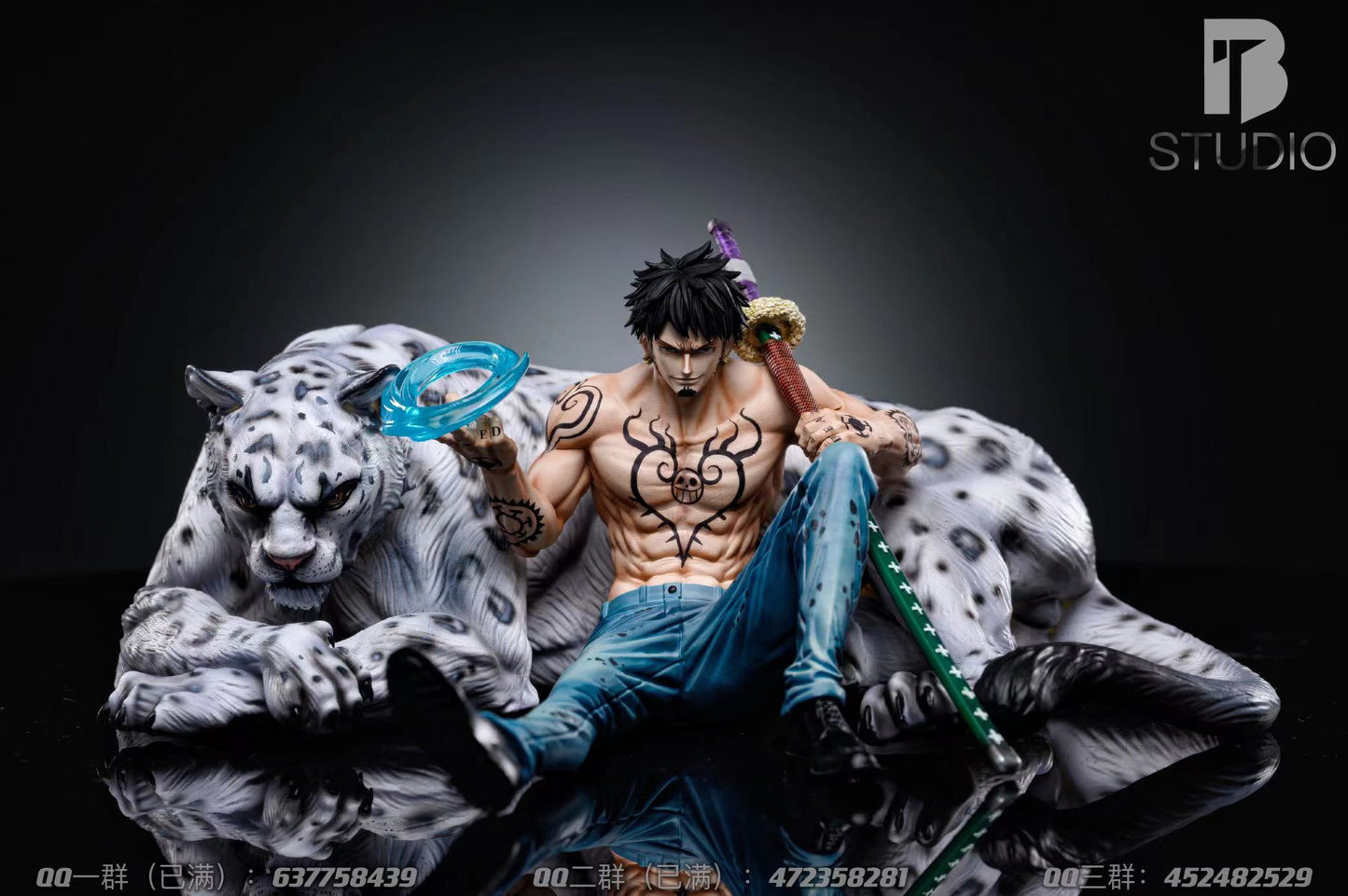 Resin: BT Studio Trafalgar Law with Tiger
