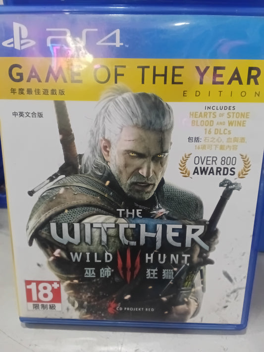 Ps4 The Witcher Wild Hunter