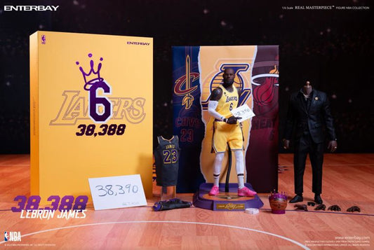 Enterbay Real Masterpiece NBA Lebron James (All-Time Points Leader - 38,388)