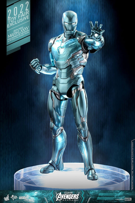 Hot Toys Movie Masterpiece Avengers End Game Iron Man Mark 85 Holographic Ver. (2022 Toy Fair Exclusive)