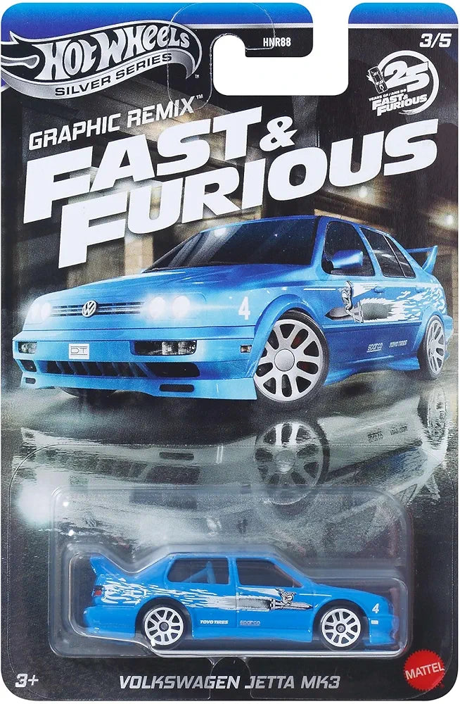 Hot Wheels Silver Series Fast & Furious Graphic Remix Volkswagen Jetta MK3