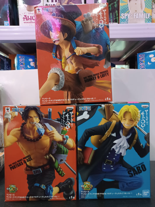 Banpresto 20th anniversary Ace/Luffy/Sabo set of 3